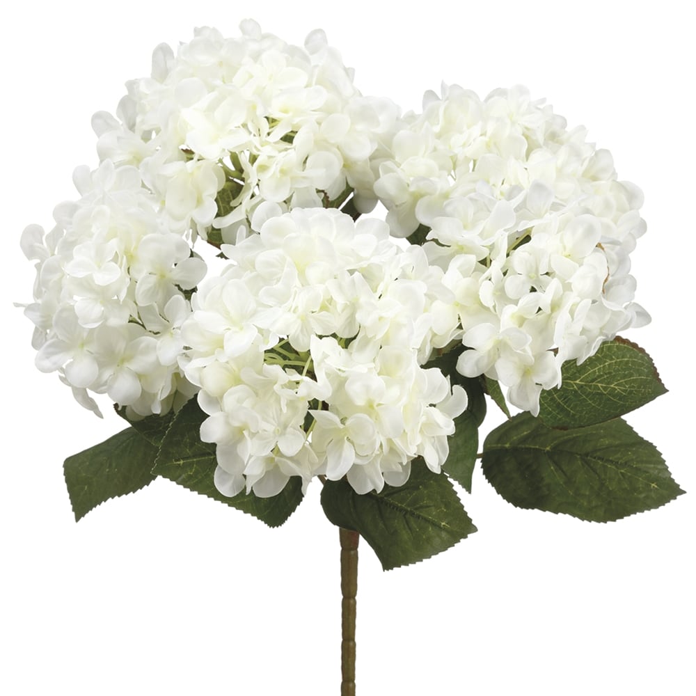 ALLSTATE FLORAL FBH005-CR 14 Hydrangea Bush x5 Cream