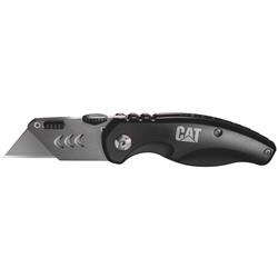 Picture of Alltrade Tools 980018 Cat Folding Utility Knife Box Cutter with Quick Blade Change