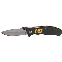 Picture of Alltrade Tools 980003 Cat 6 in. Drop Point Folding Knife with 2.37 in. Stonewash Stainless Steel Blade