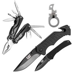 Picture of Alltrade Tools 980103 Cat Multi-Tool & EDC Folding Knife Set - 4 Piece