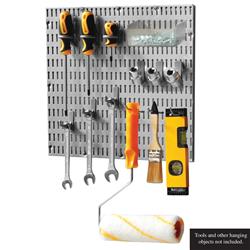 Picture of Allspace 240212 Allspace 240212 Wall Organizer Storage System&#44; Pegboard&#44; Hooks&#44; Hangers - 14 Piece