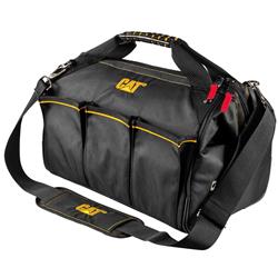 Picture of Cat 240044 Cat 240044 16 in. Pro Widemouth Tool Bag 18 Pocket Heavy Duty 1680D Polyester
