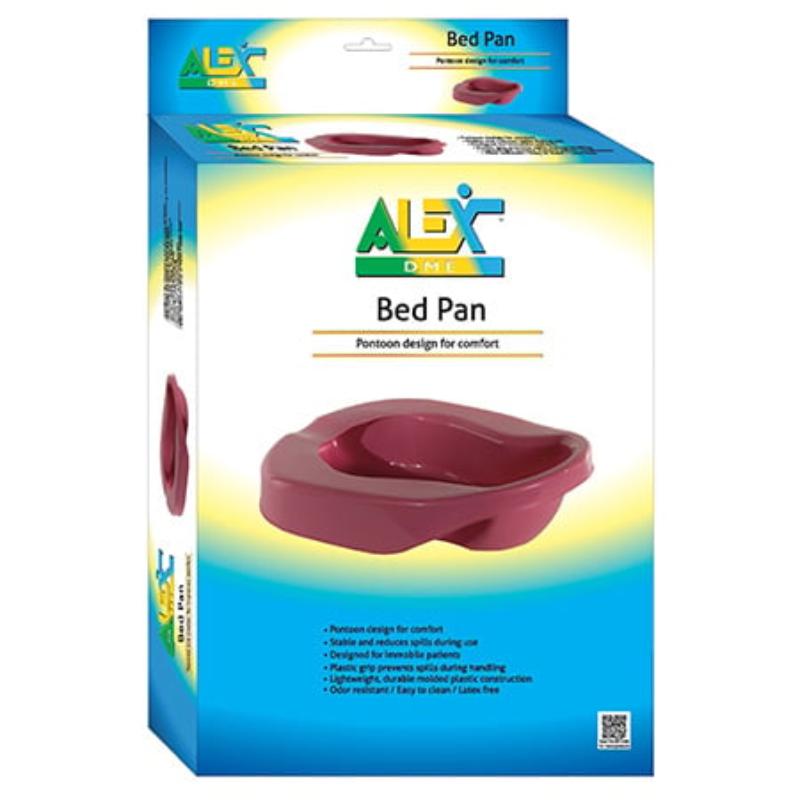 Hermell P01009 Bed Pan in Retail Box, Pink