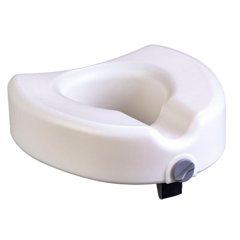 Hermell P7252 Elevated Toilet Seat with Lock