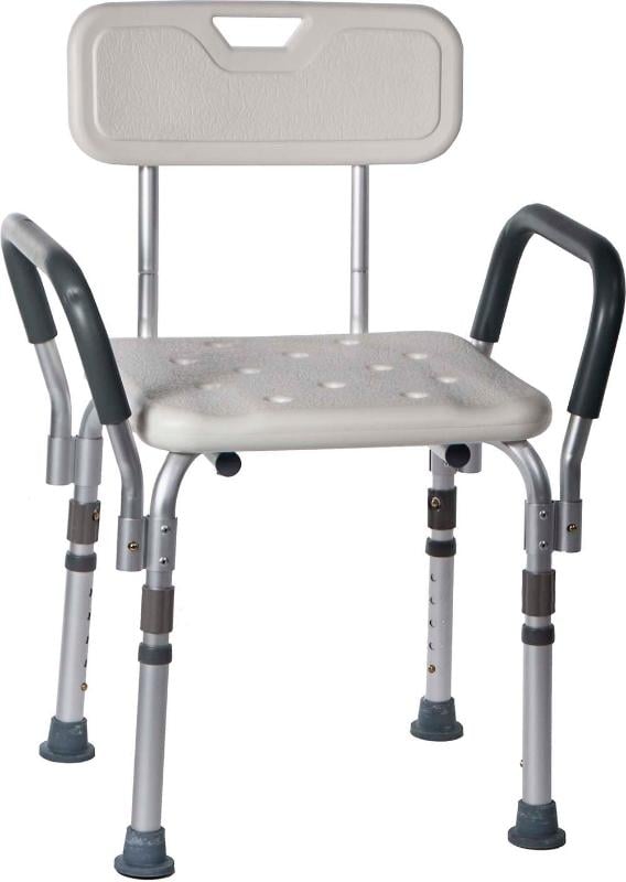 Hermell P8026 Bath Bench with Back & Handle