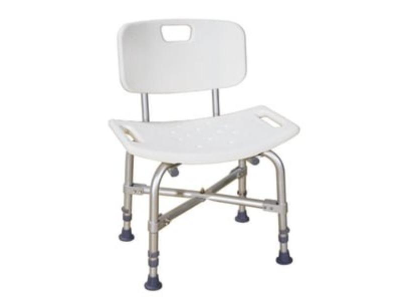 Hermell P8125 450 lbs Capacity Bath Bench with Back