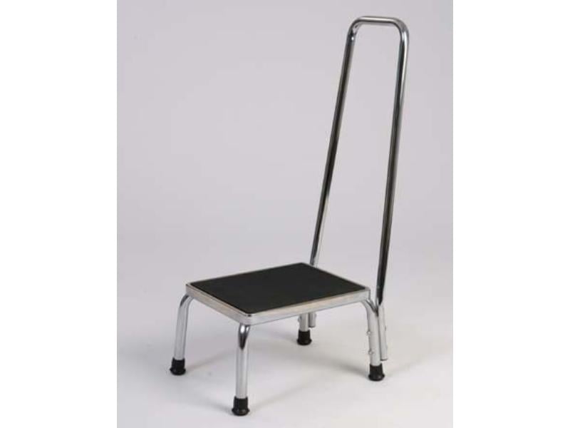 Hermell P9961 Step Stool with Hand Rail