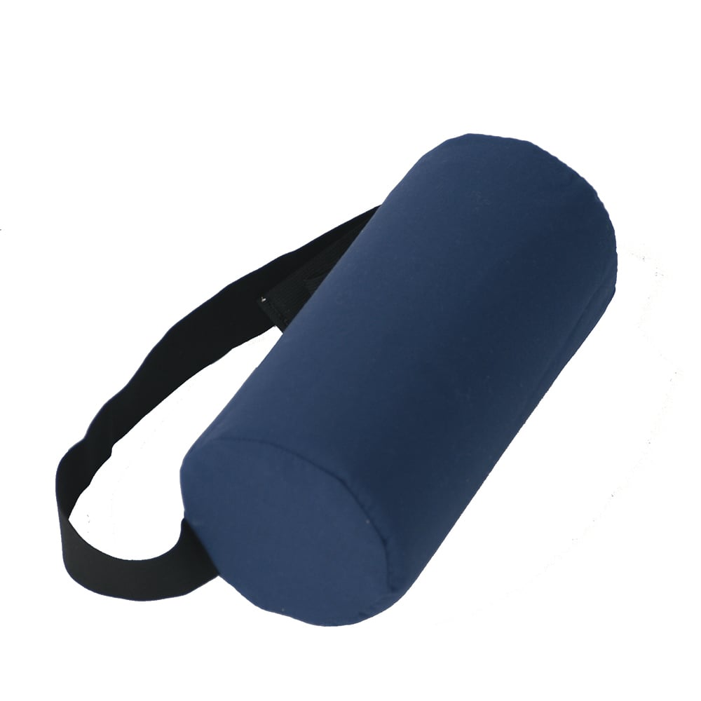 Hermell 1011-N 7 x 11 in. Half Lumbar Roll Firm with Strap, Navy