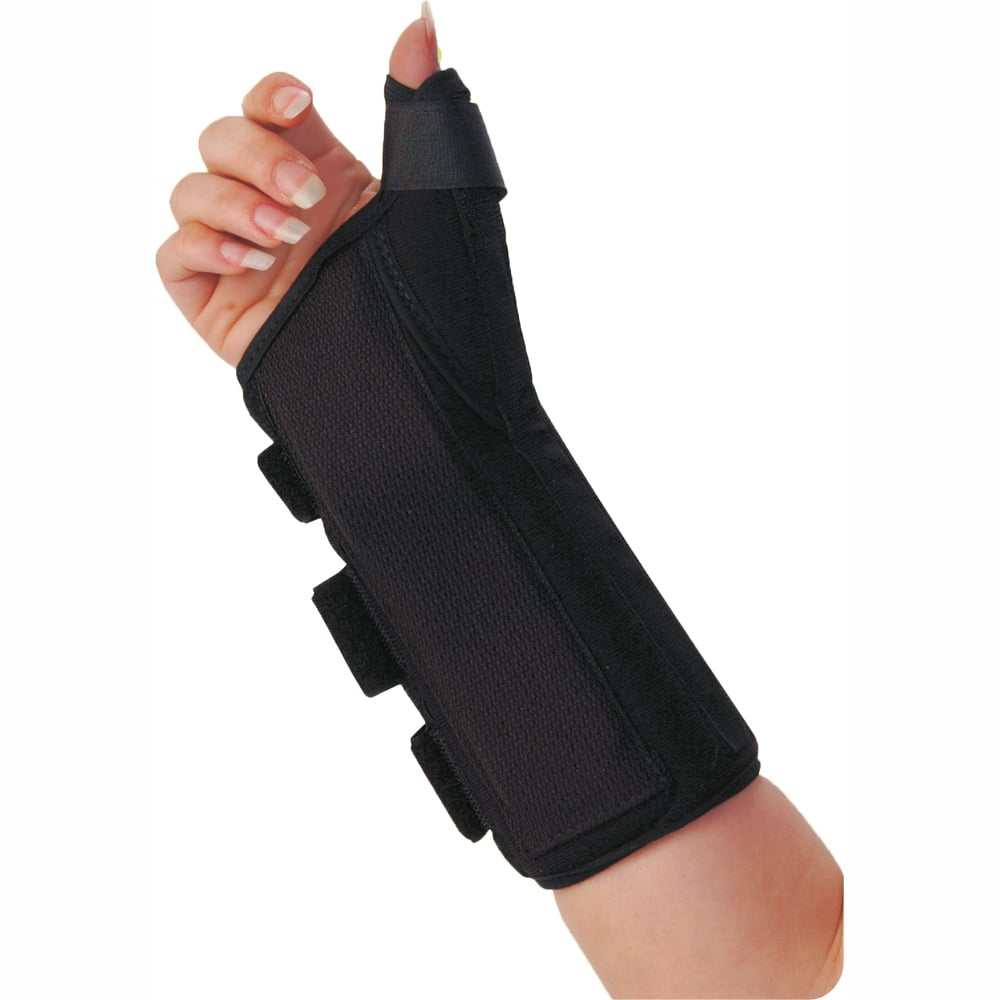 Hermell 1341-LS Ultra Fit Wrist Brace with Thumb Abduction - Left - Small