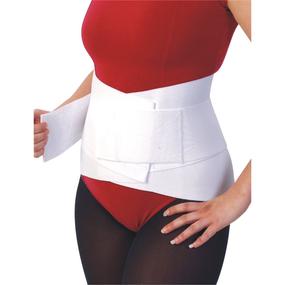 Hermell 2051-4XL Lumbar Belt with Overlapping Strap - Size 4 - Extra Large