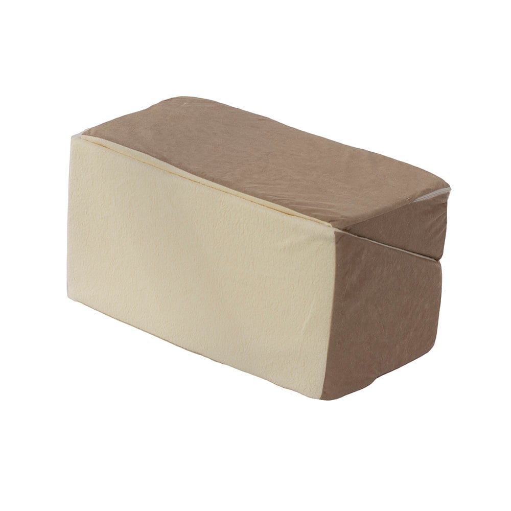 Hermell 5003-12TR Folding Bed Wedge 12 in. Two Tone, Cream & Beige - 24 x 25 x 12 in.