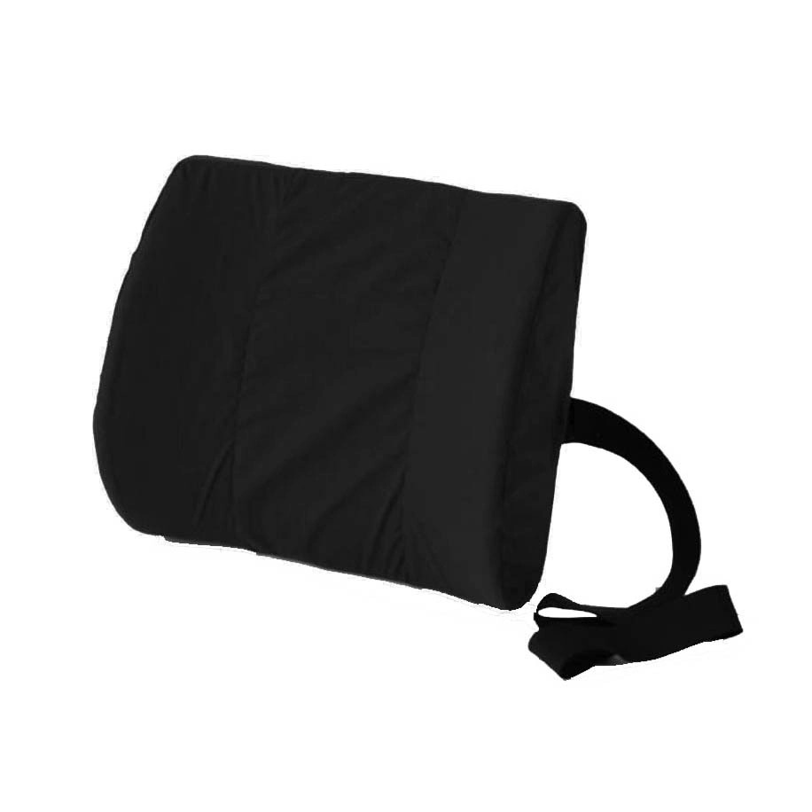 Hermell 5322-BK Molded Lumbar Cushion with Board Insert, Black - 14 x 13 x 5 in.