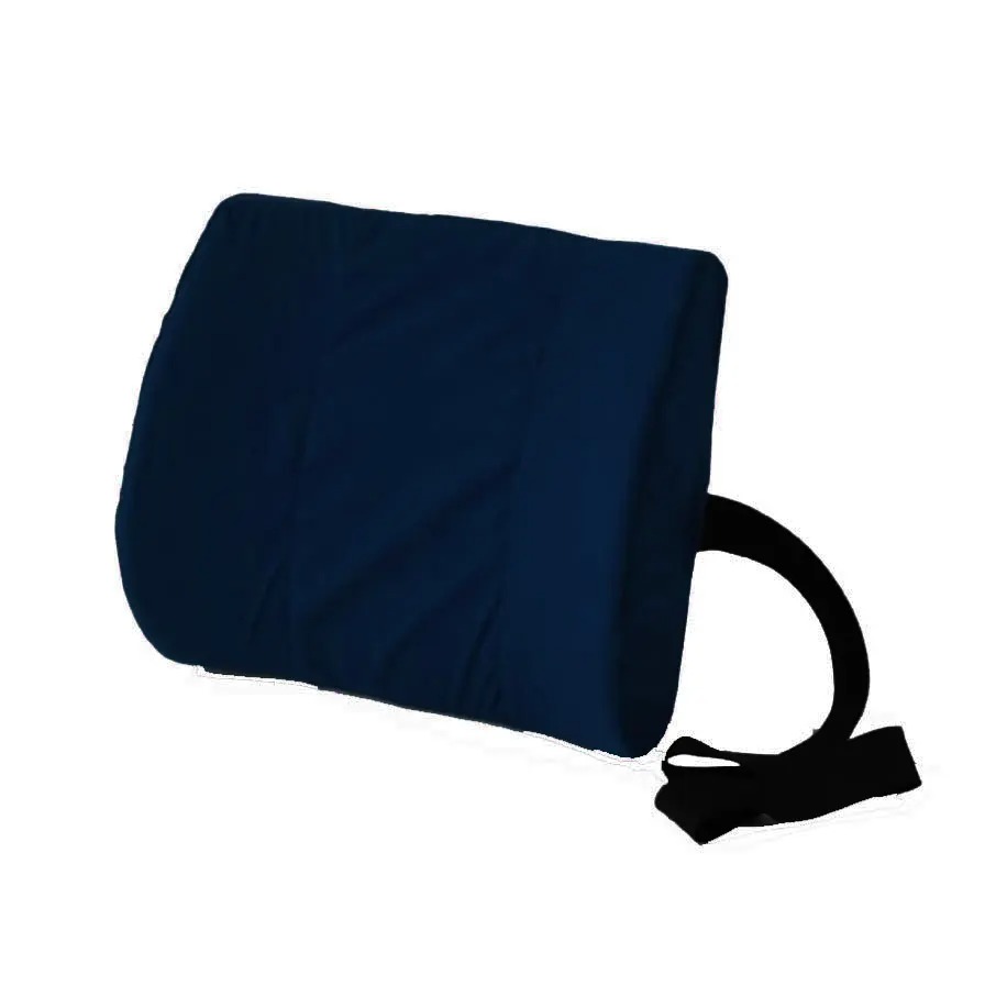 Hermell 5322-N Molded Lumbar Cushion with Board Insert, Navy - 14 x 13 x 5 in.