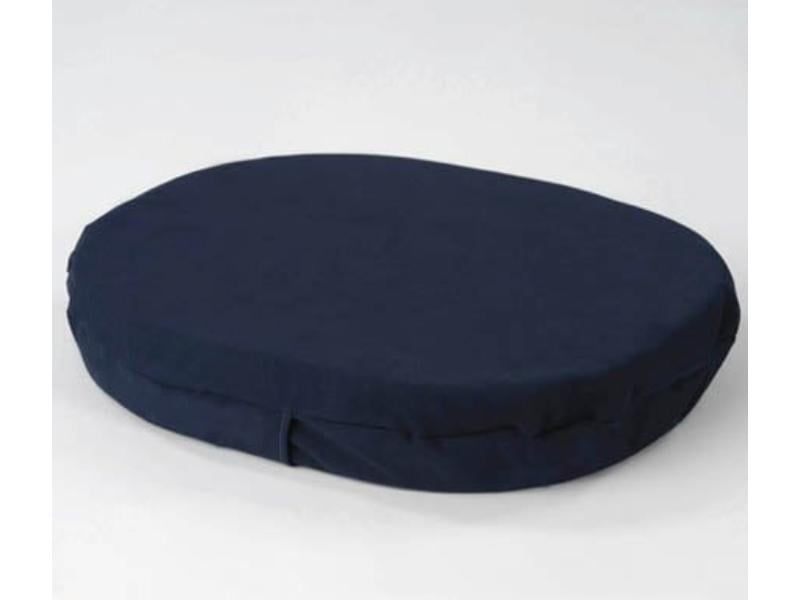 Hermell 5509-16 16 in. Memory Foam Donut Orthopedic Cushion, Navy - Medium