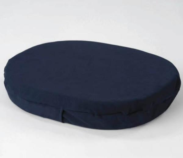 Hermell 5509-18K 18 in. Memory Foam Donut Cushion, Navy - Large