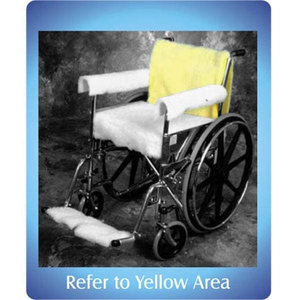 Hermell 6509 Double Sided Wheelchair Back Cover Kodel - One Size