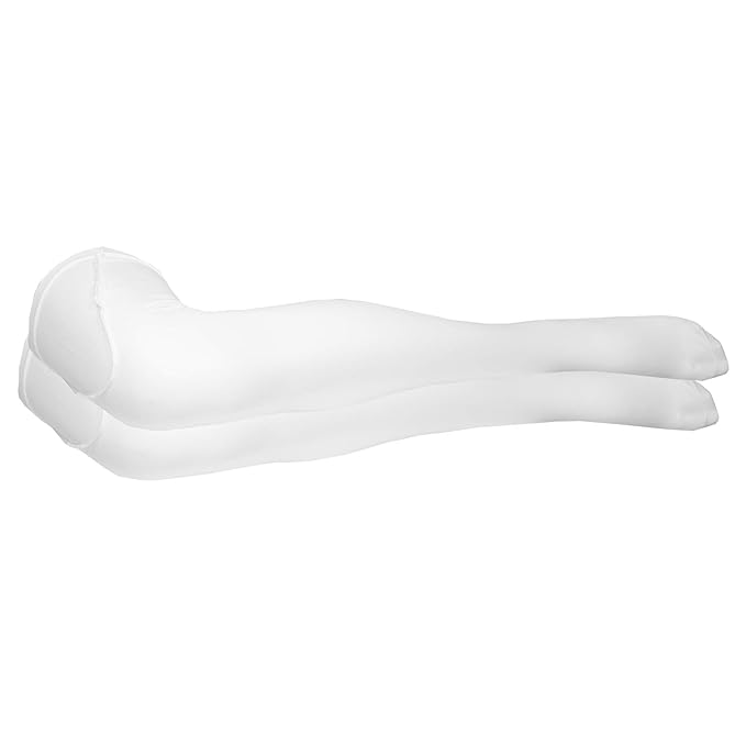 Hermell 87312 18 mm Anti-Embolism Thigh High with Closed Toe, White - Medium