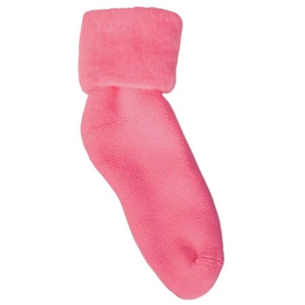 Hermell 89103 Comfort Bed Socks, Lipstick - Solid