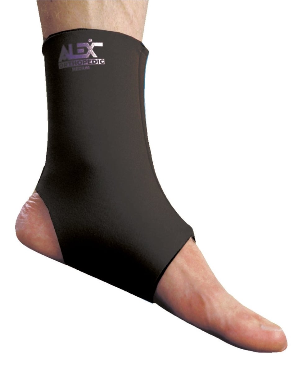 Hermell 9231-L Neoprene Ankle Support, Black - Large