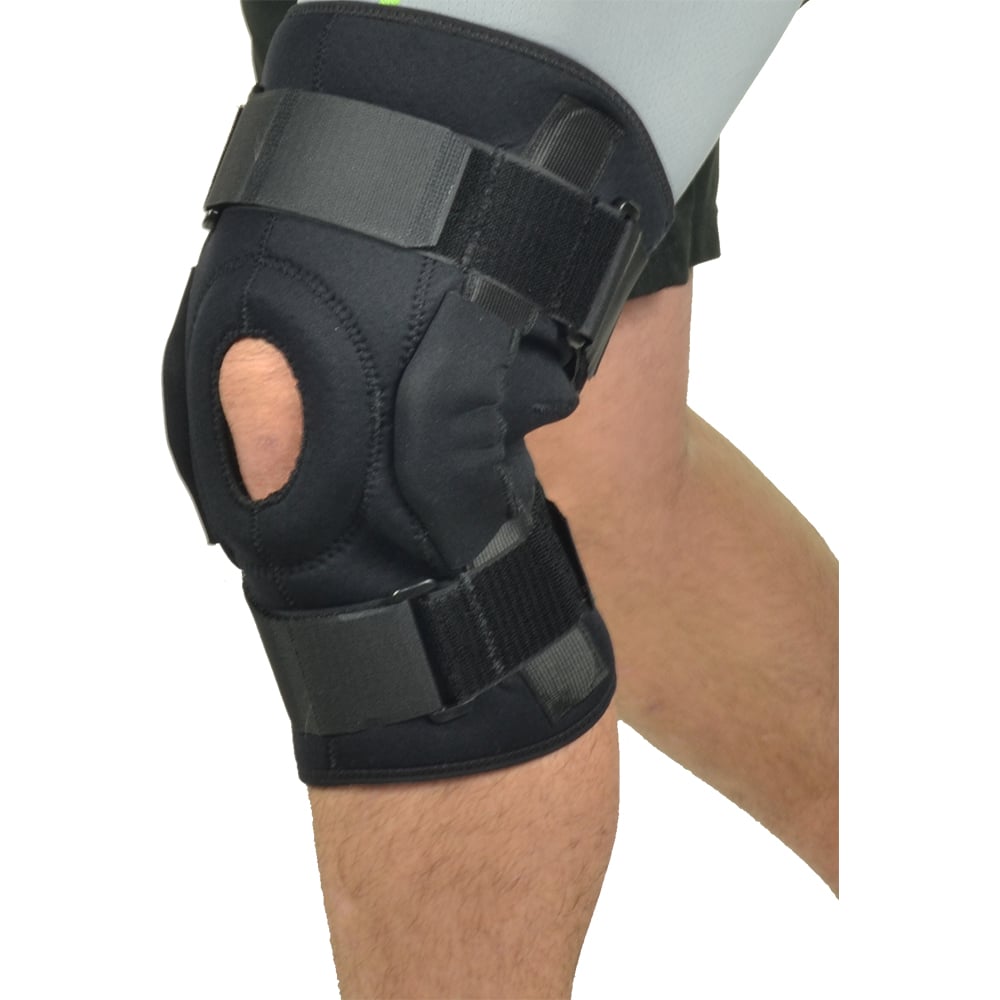 Hermell 9242-M Knee Stabilizer, Black - Medium