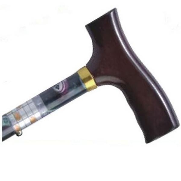 Hermell MP-10530 Adjustable Travel Folding Cane with Fritz Handle, Bingo
