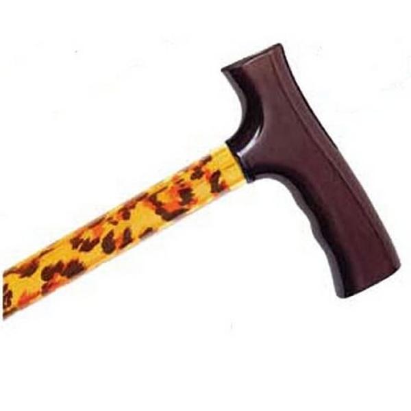 Hermell MP-10551 Adjustable Travel Folding Cane with Fritz Handle, Leopard