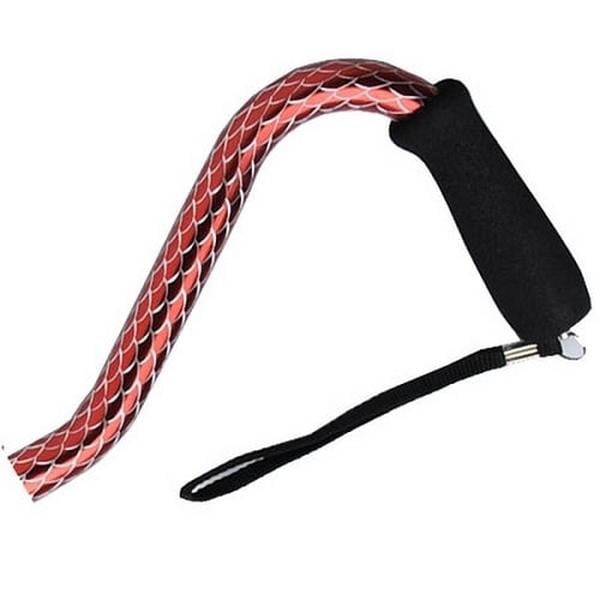 Hermell MP-21224 Offset Adjustable Aluminum Cane with Foam Grip Handle, Red