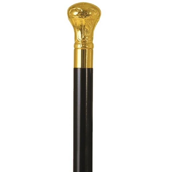 Hermell MP-65300 Mylord Scrolled Gold Plated Handle, Black Stain