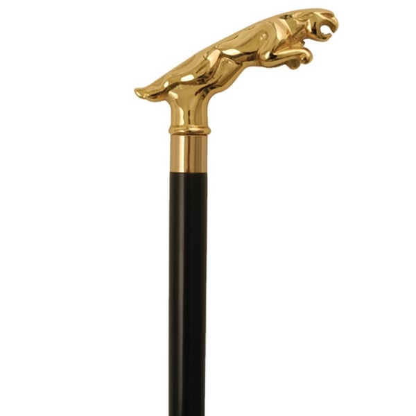 Hermell MP-65400 Cheetah Gold Plated Handle, Black Stain