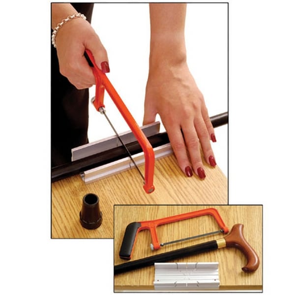 Hermell MP-96000 Miter Box with Saw for Cane Sizing