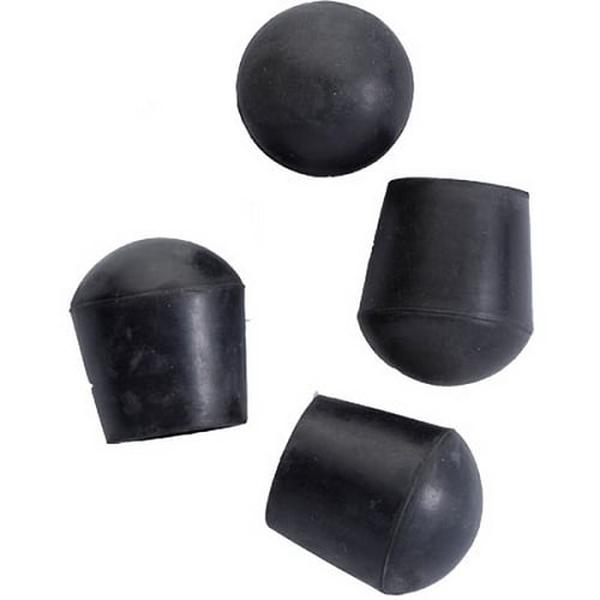 Hermell MP-99400 Replacement Rubber Tips for Quad Seat Canes - Pack of 2