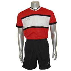 Picture of Acacia Sports 72-601 Soccer Sets for Adult&#44; Red&#44; Black & White - Large - 2 Piece
