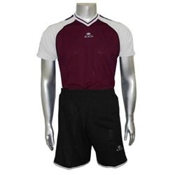 Picture of Acacia Sports 73-606 Soccer Sets for Adult&#44; Maroon&#44; Black & White - Large - 2 Piece