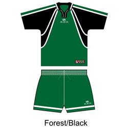Picture of Acacia Sports 74-601 Soccer Sets for Adult&#44; Forest&#44; Black & White - Large - 2 Piece