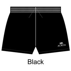 Picture of Acacia Sports 78-101 Shorts for Youth&#44; Black - Small