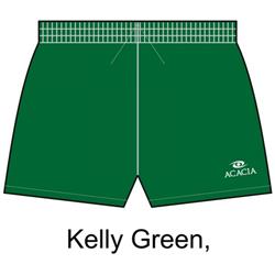 Picture of Acacia Sports 78-102 Shorts for Youth&#44; Forest - Small