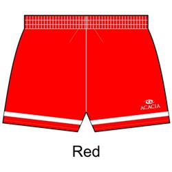 Picture of Acacia Sports 78-104 Shorts for Youth&#44; Red - Small