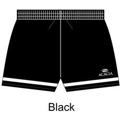 Picture of Acacia Sports 78-351 Shorts for Youth&#44; Black - Extra Large