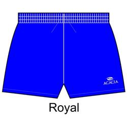 Picture of Acacia Sports 78-355 Shorts for Youth&#44; Royal - Extra Large