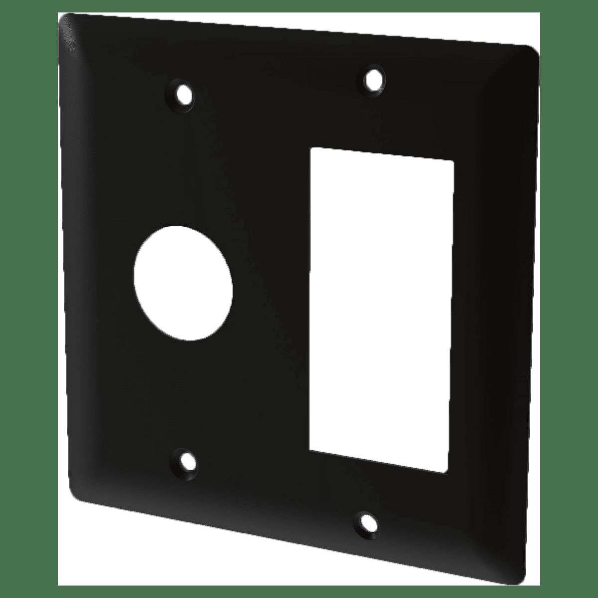 Picture of Amba AR-DGP-MB Matte Black Radiant Double Gang Plate