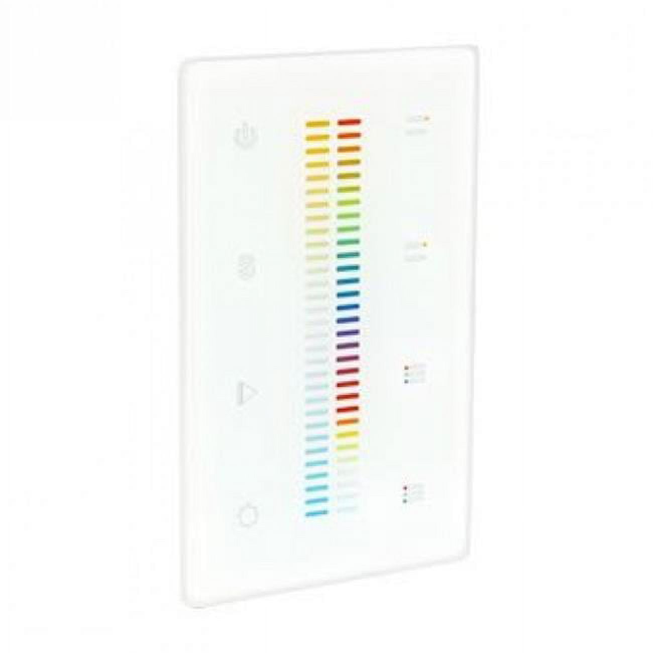 Picture of American Lighting DMX-2-2 12-24V Wall Mount DMX CCT & RGB 4 Zone Touch Control&#44; White