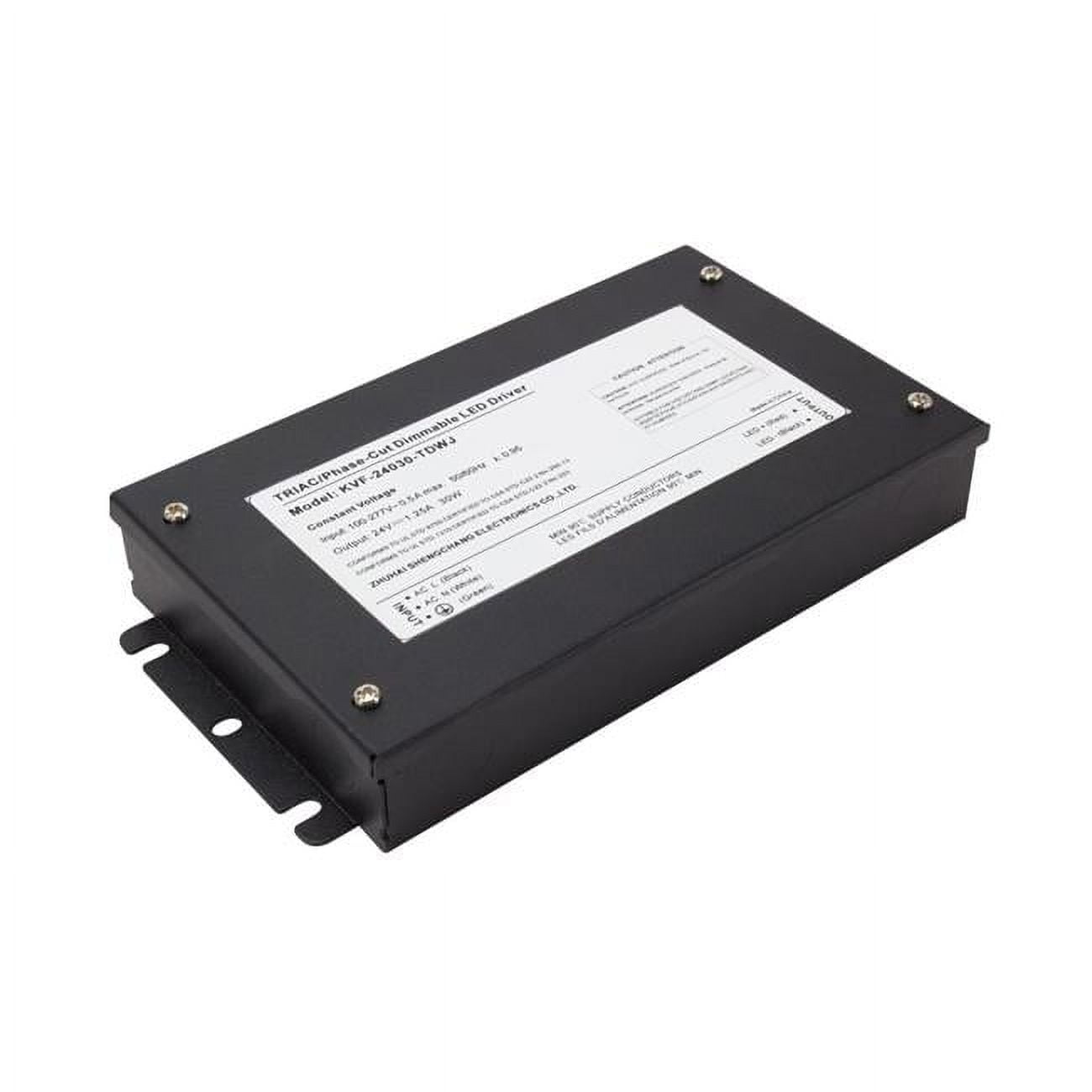 Picture of American Lighting ADPT-DRJ-30-12 12VDC 30W Phase Cut Constant Voltage Driver with Junction - Black