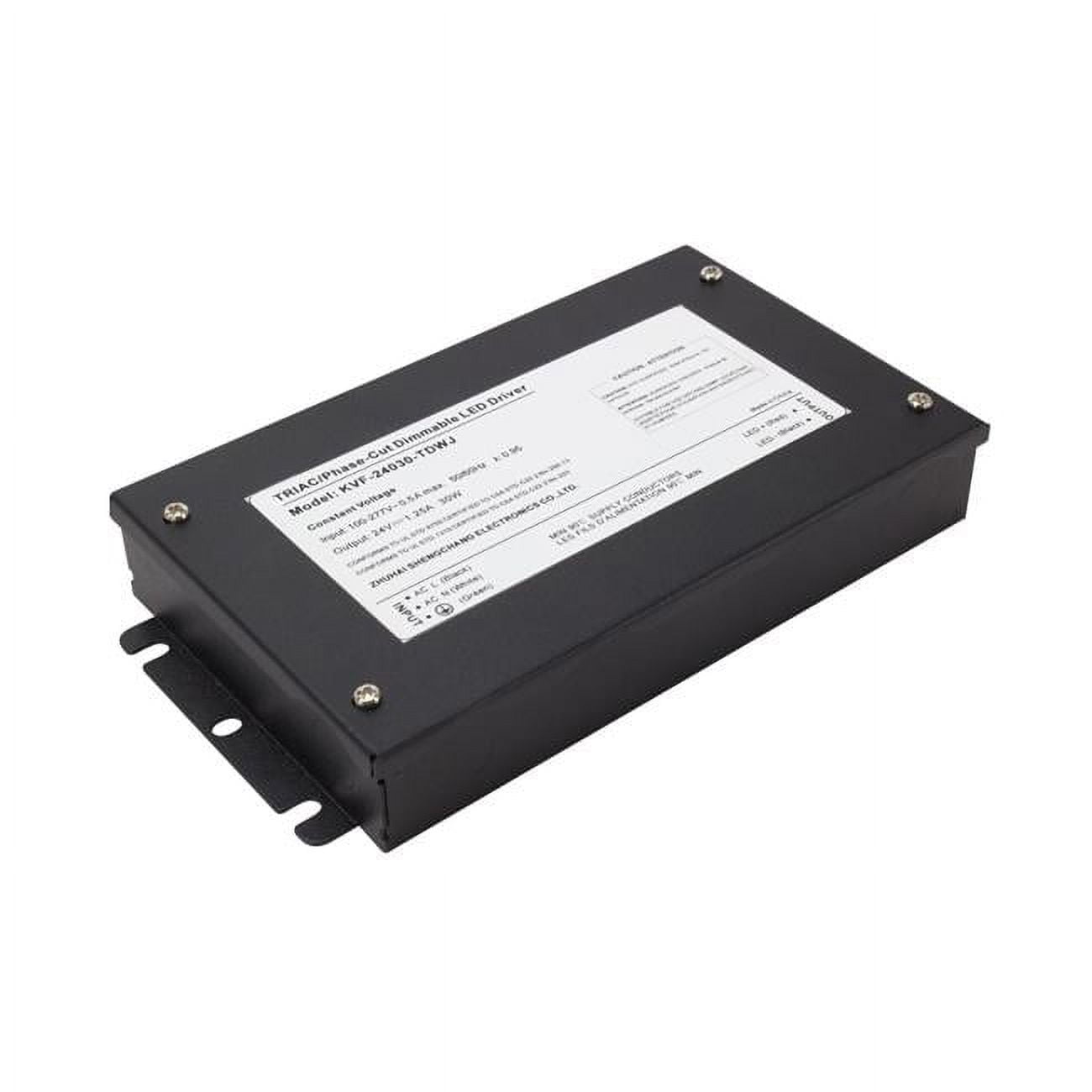 Picture of American Lighting ADPT-DRJ-30-24 24VDC 30W Phase Cut Constant Voltage Driver with Junction - Black