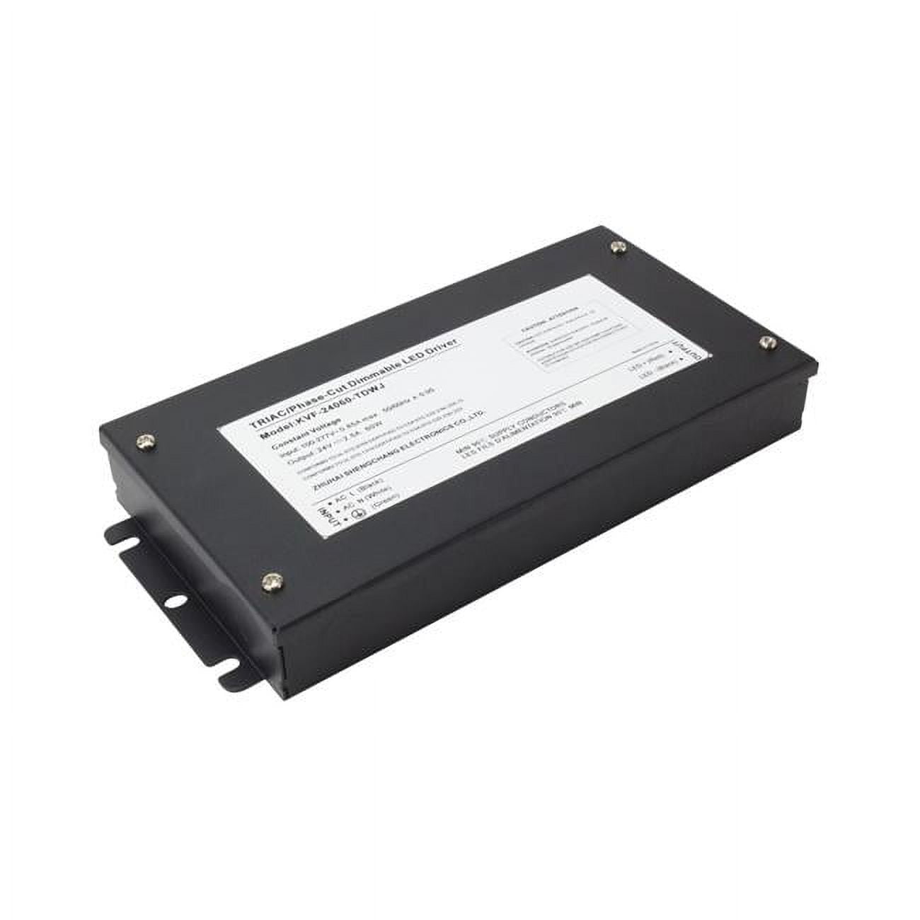 Picture of American Lighting ADPT-DRJ-60-24 24VDC 60W Phase Cut Constant Voltage Driver with Junction - Black