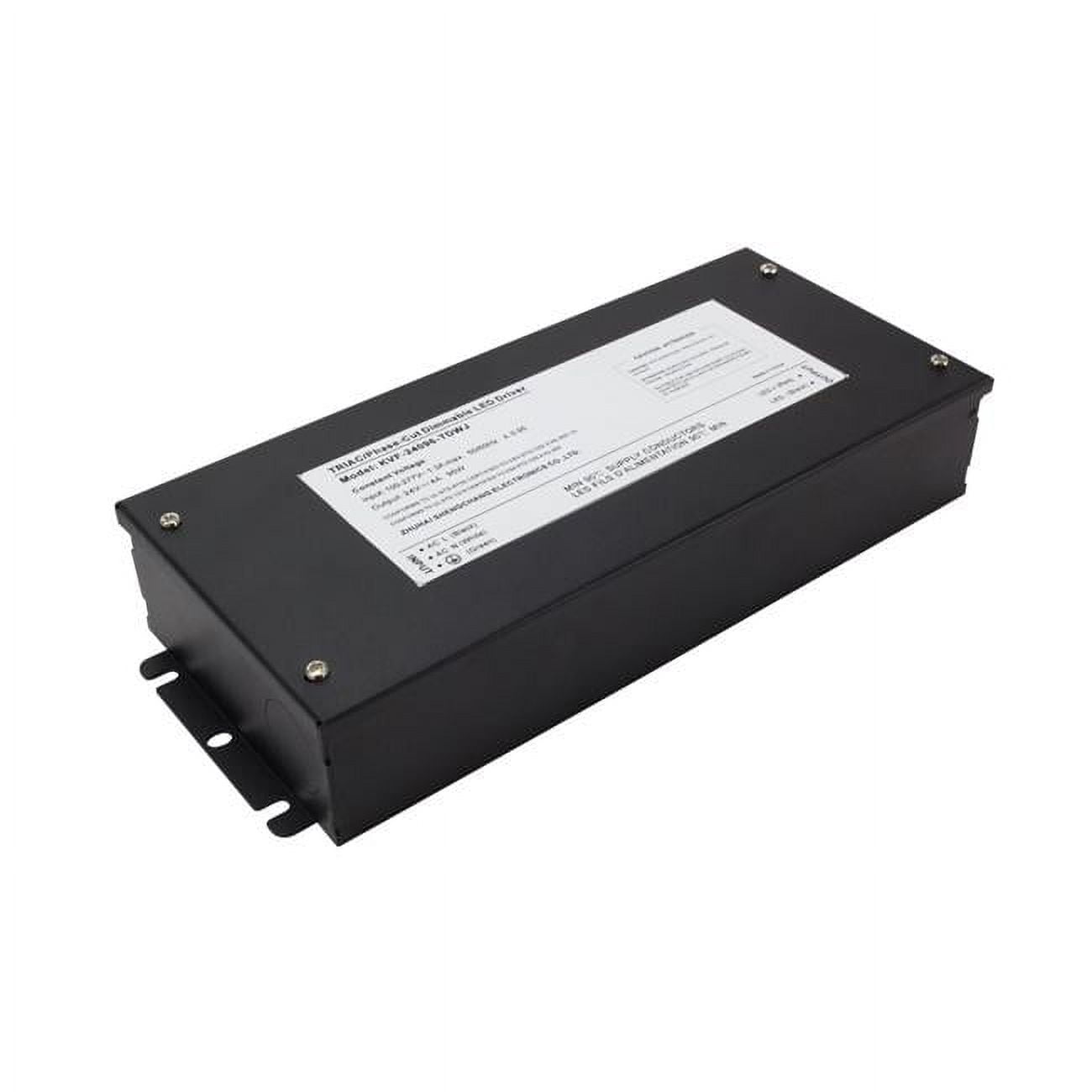 Picture of American Lighting ADPT-DRJ-96-24 24VDC 96W Phase Cut Constant Voltage Driver with Junction - Black