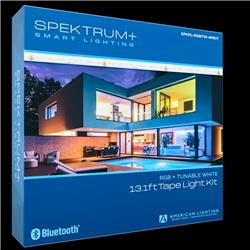 Picture of American Lighting SPKPL-RGBTW-4MKIT 27K-6K Trulux Spektrum Plus RGB Plus CCT Tunable LED Tape Light Kit - Wet Location - 13.1 ft. Reel - 7W per ft. - 360 Lumens per ft. - 24V&#44; White