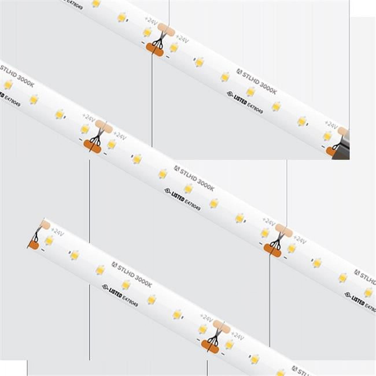 Picture of American Lighting STLHD-CW-100 Trulux Standard Grade HD LED Tape Light - 2.19 W by ft. - 5000K - 100ft Reel - 24 V&#44; White