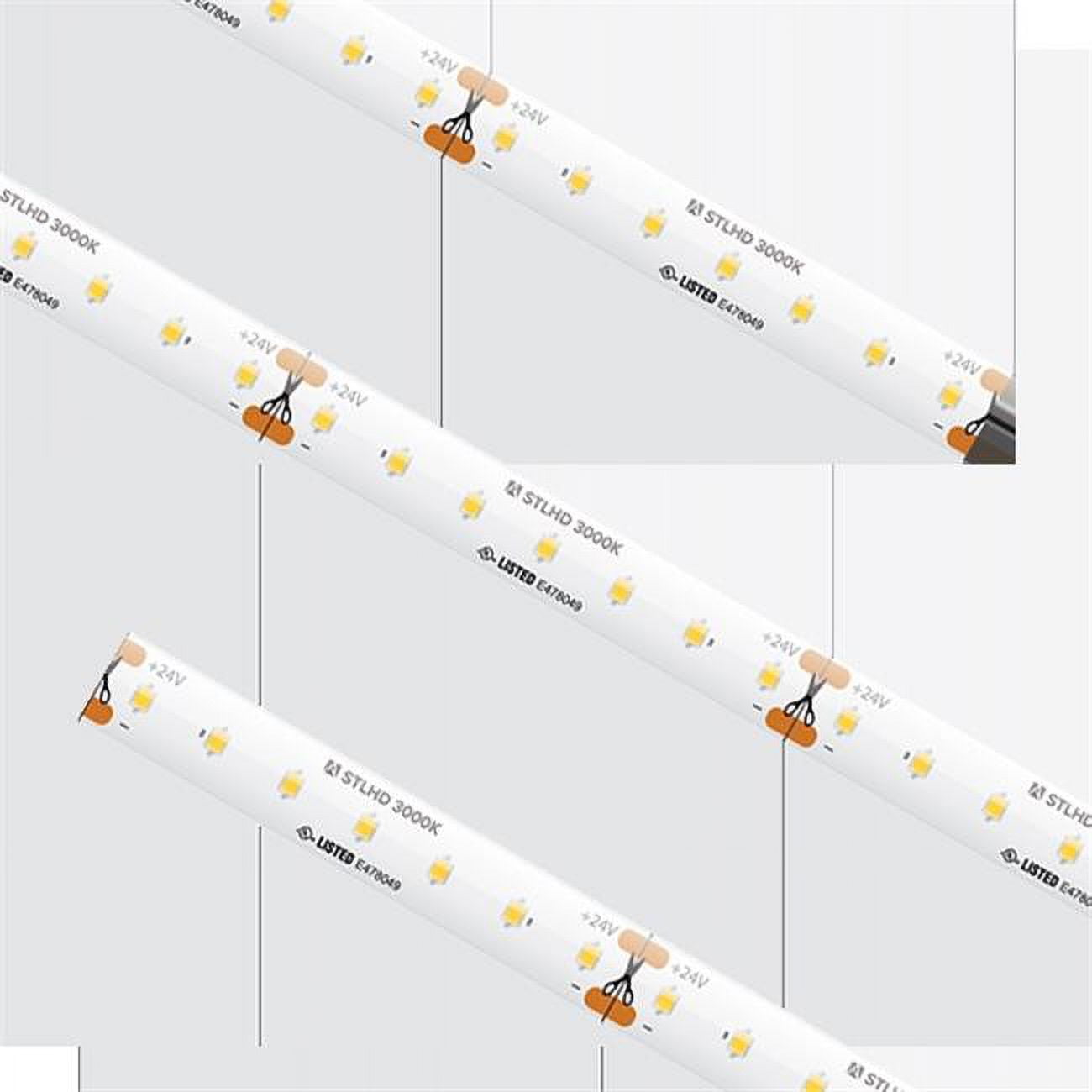 Picture of American Lighting STLHD65-UWW-16 16.4 ft. 2700K IP65 Reel Standard Grade HD Tape Light - 1.46 in. Cut Increment - 2.19W per ft. - White