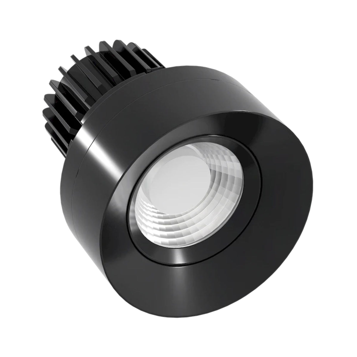 Picture of American Lighting RHYM-DL3R-12-36-GIM-5CCT-BK Rhyme 3 in Gimbal Round Downlight&#44; Black Finish