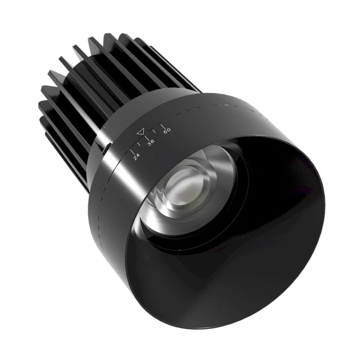 Picture of American Lighting RHYM-DL3R-15-2450-ZOM-5CCT-BK Rhyme 3 in. Beam Angle Adjustable Round Downlight&#44; Black Finish
